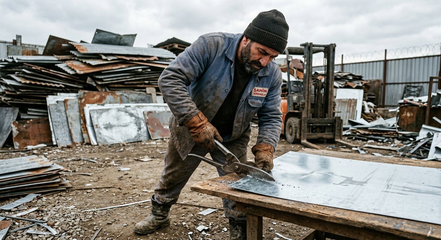 Sac ve Köşebent Hurdalarında Yükleme Hazırlığı rehber görseli